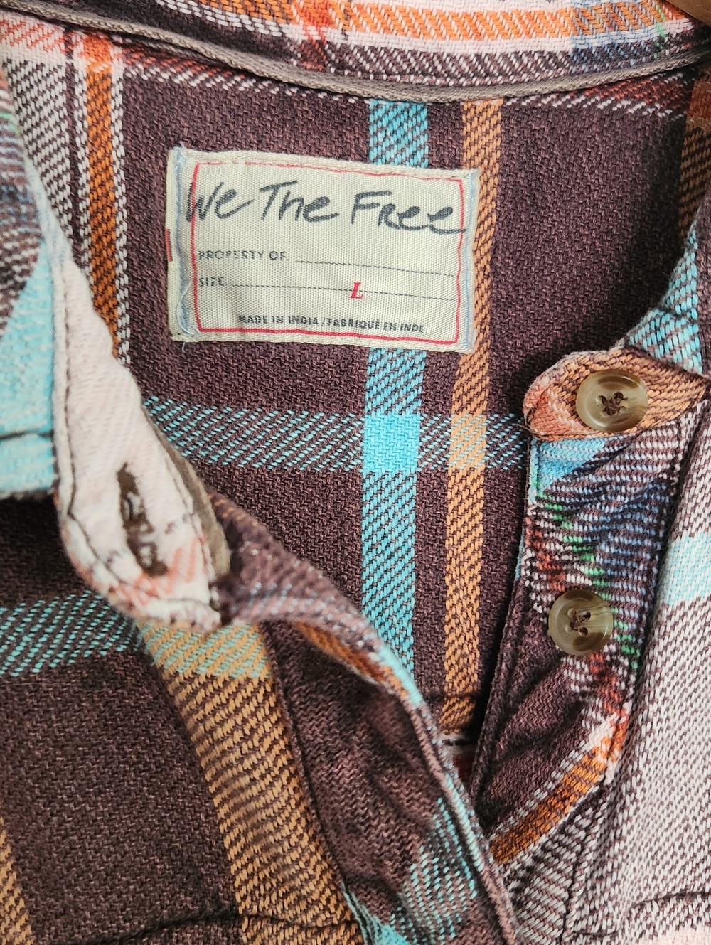 We The Free Vintage Crush Plaid Shirt - Picture 5 of 9
